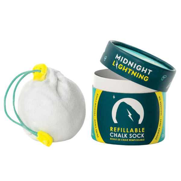 Midnight Lightning Refillable Chalk Sock Midnight Lightning Climbing